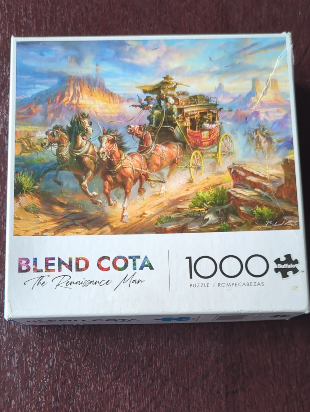 (3) Buffalo Games and Puzzles 1000pc Puzzles. See pictures